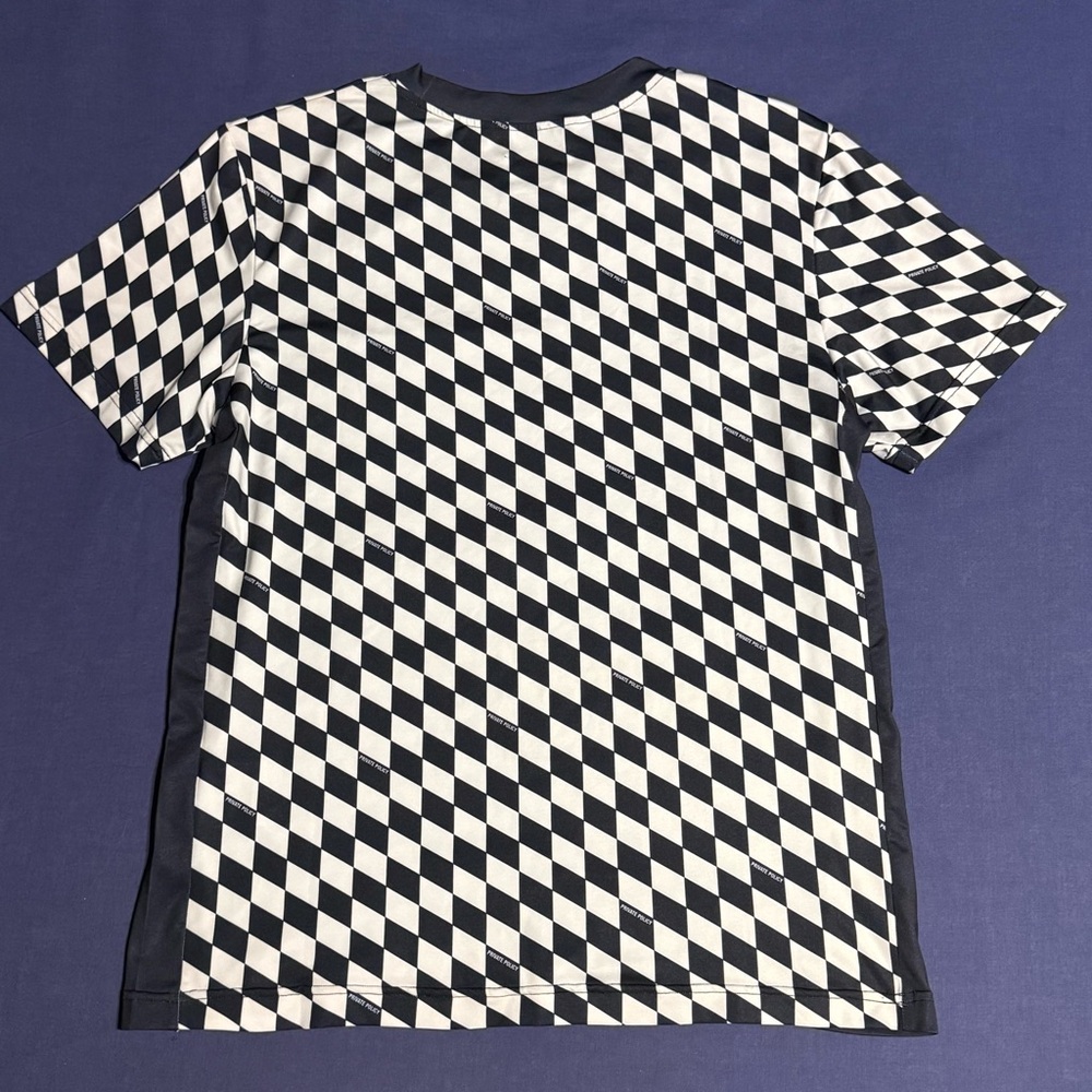 Private Policy NYC black and white checkerboard t-shirt - Picture 2 of 5